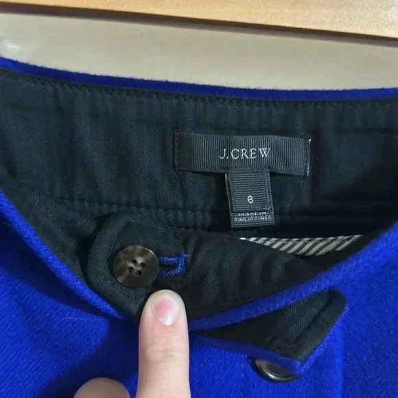 J crew Button-front skirt in double-serge wool - Picture 4 of 4